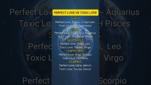 Leia mais sobre o artigo Perfect Love vs Toxic Love 😘 #zodiac #zodiacsigns #astrology #astrologysigns #horoscope #tarot