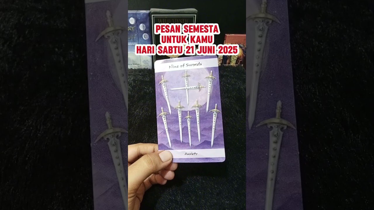 No momento, você está visualizando PESAN SEMESTA UNTUK KAMU HARI SABTU 21 JUNI 2025 #tarot #tarotreading