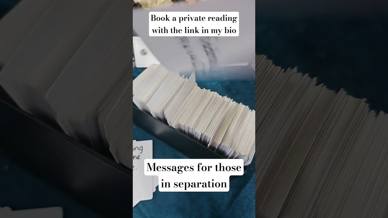 No momento, você está visualizando separation messages 💔 #lovereading #tarot #tarotreading
