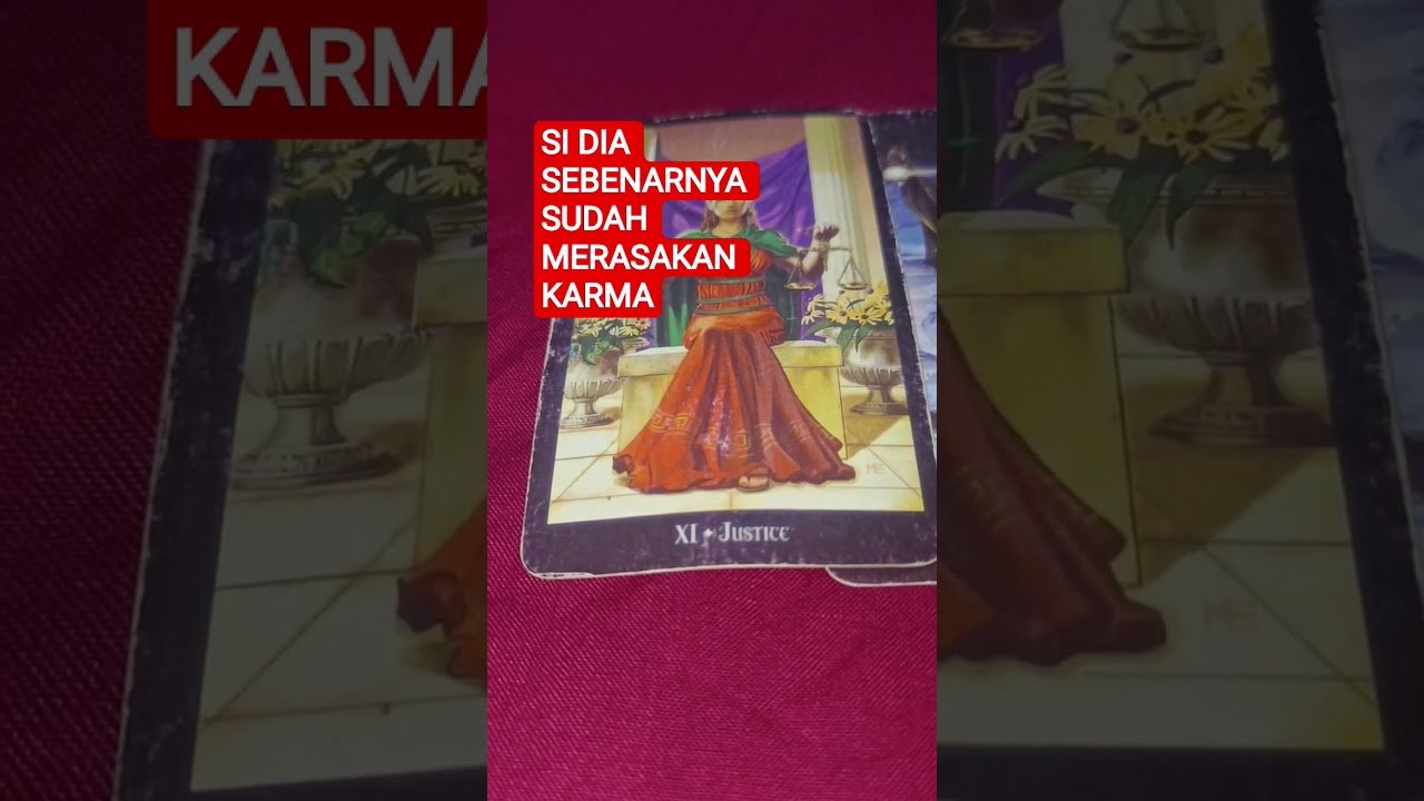 No momento, você está visualizando SI DIA SEBENARNYA SUDAH MERASAKAN KARMA #tarot #tarotreading