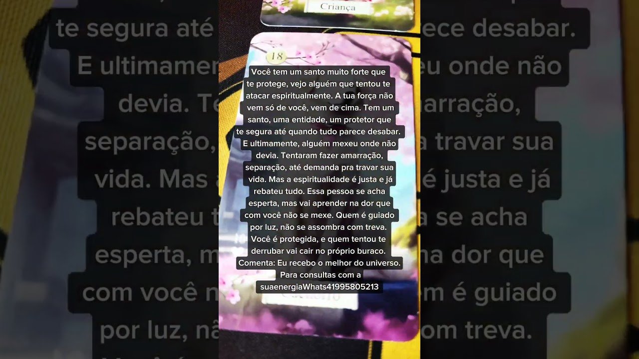 No momento, você está visualizando ##tarot #tarotreading #tarocards #taro #amor #tarotcaards #cartomante #tarologo