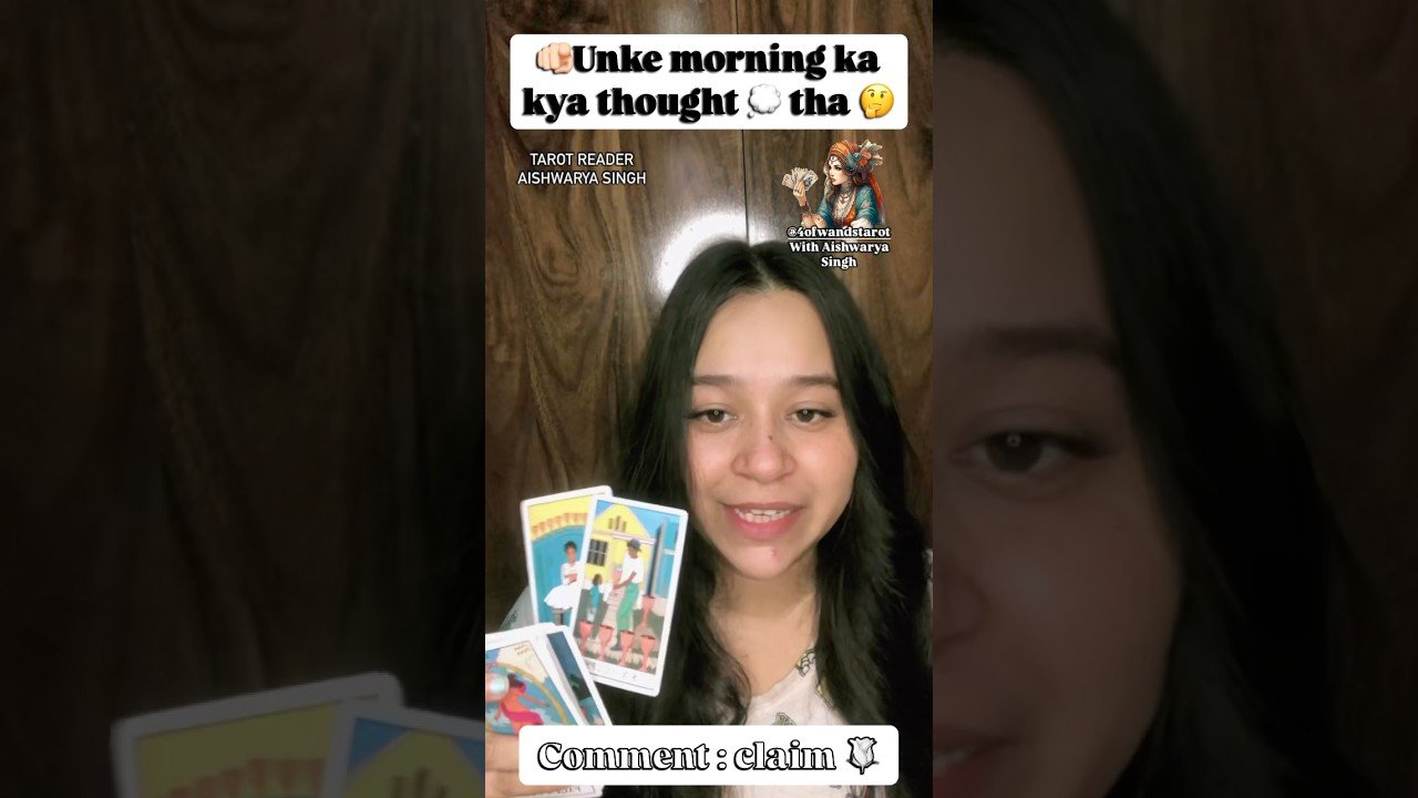 No momento, você está visualizando 🫵🏻Unke morning ka kya thought 💭 tha 🤔#thoughts #morning #tarot #shorts #nextactions #lovers