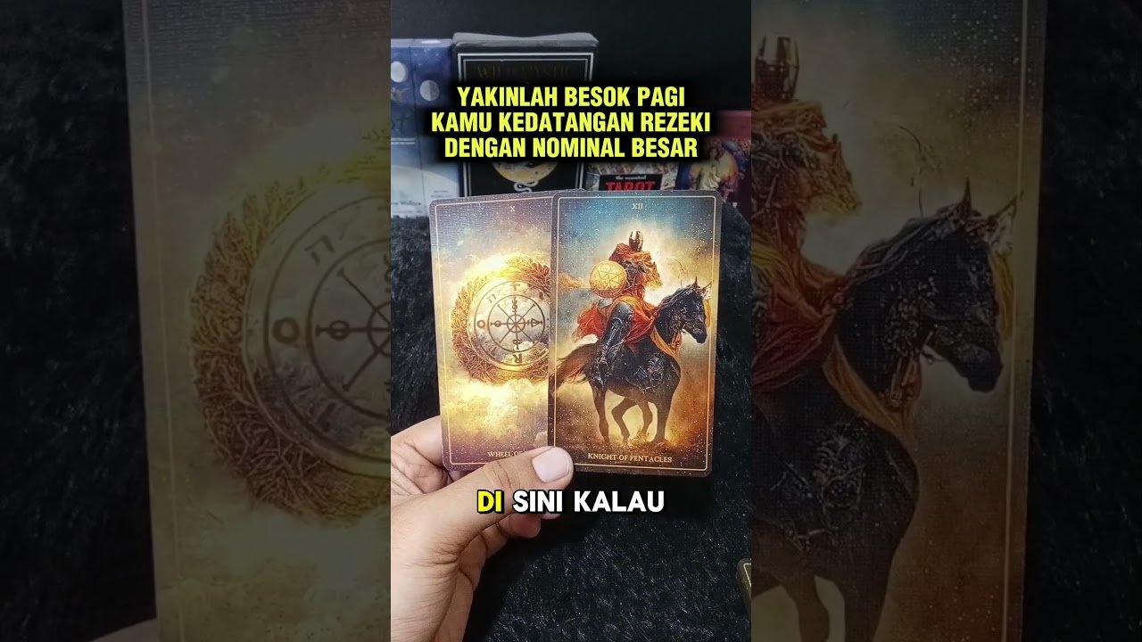 No momento, você está visualizando YAKINLAH BESOK PAGI KAMU KEDATANGAN REZEKI DENGAN NOMINAL BESAR #tarot #tarotreading