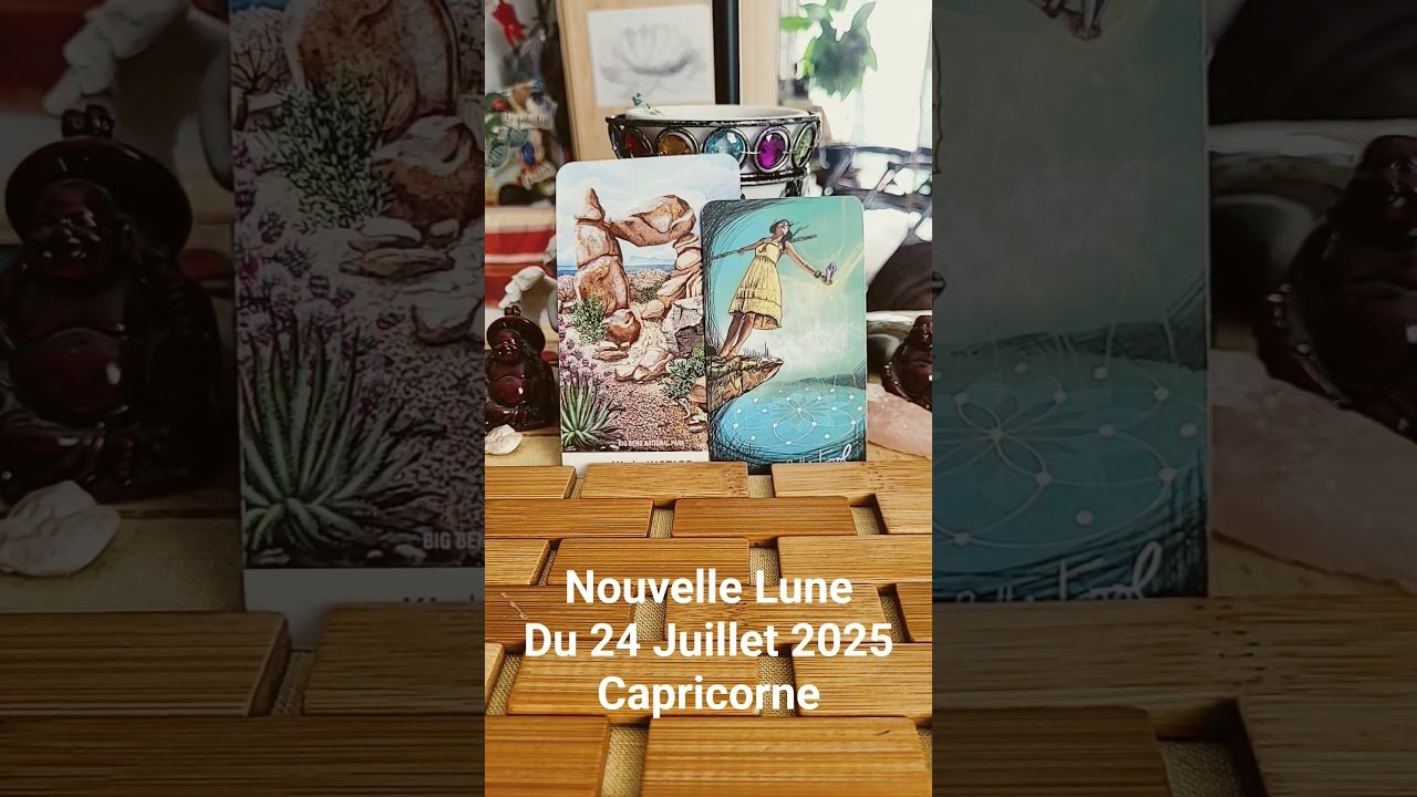 No momento, você está visualizando Capricorne Nouvelle Lune du 24 juillet 2025#bienetre #tarot #âme #guidance #cartes #tirages