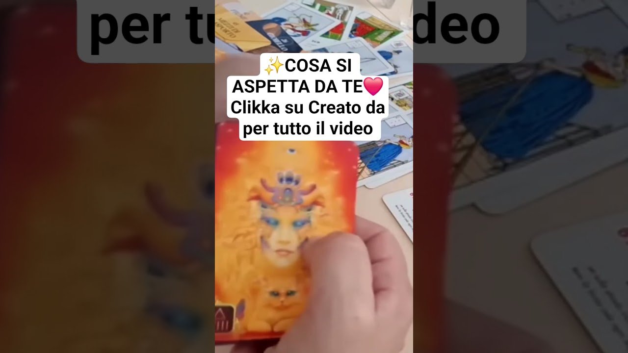 No momento, você está visualizando COSA Si Aspetta da TE ❤️ #tarocchi #shorts #tarot  #goldunicornart
