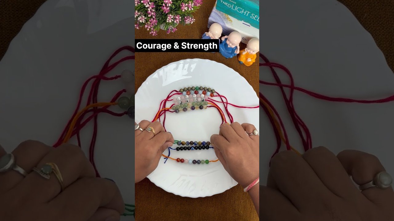 No momento, você está visualizando Crystal Rakhi ✨ #rakhispecial #crystalrakhi #tarot