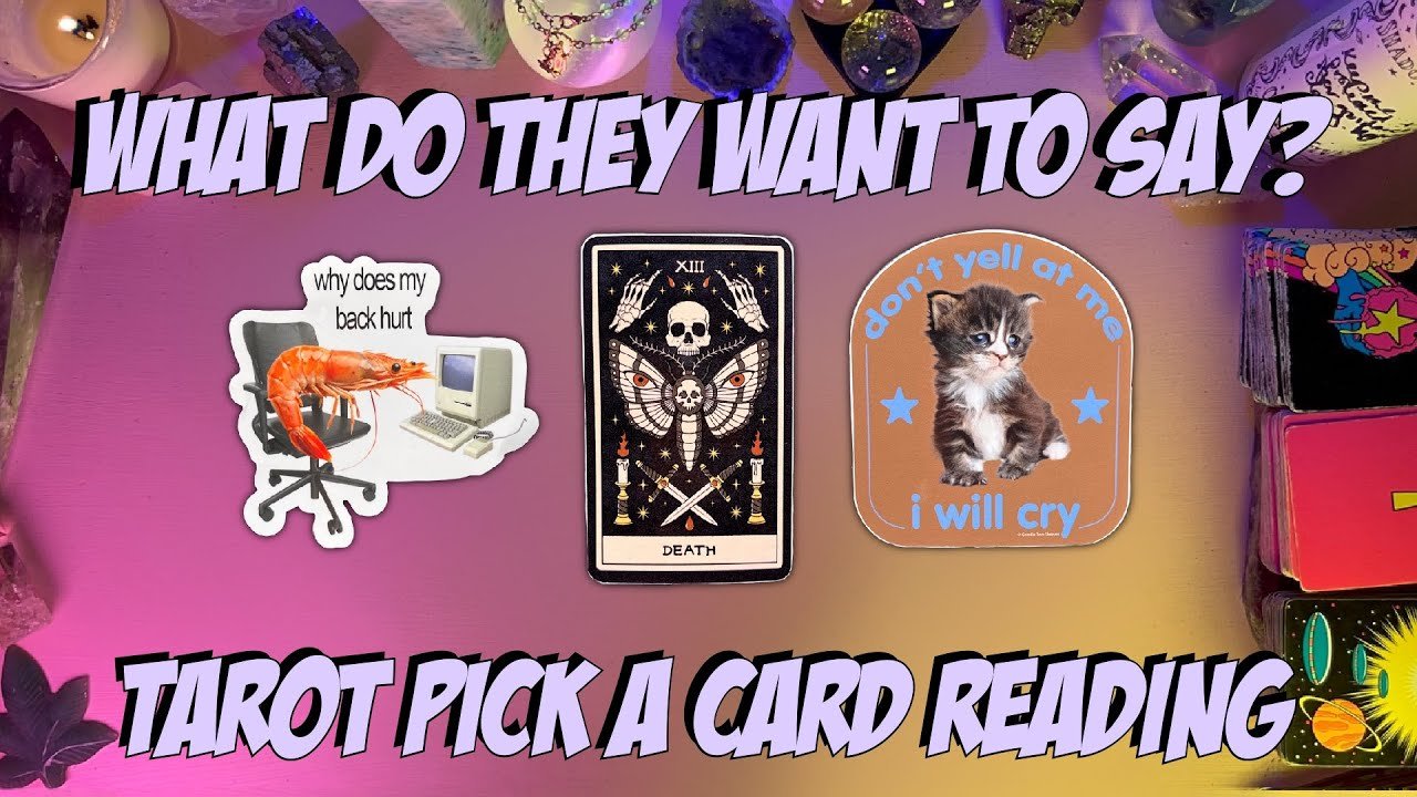 No momento, você está visualizando 💬What Do They Want To Say?💬 Tarot Pick a Card Reading