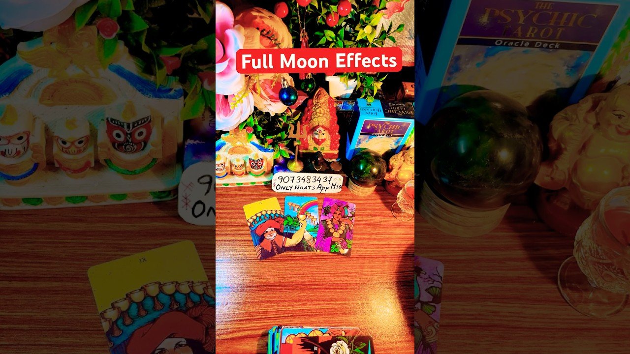No momento, você está visualizando Full Moon Effects ❤️🌺 #tarot #fortune #curentfeelings #future #viralvideo #romantic
