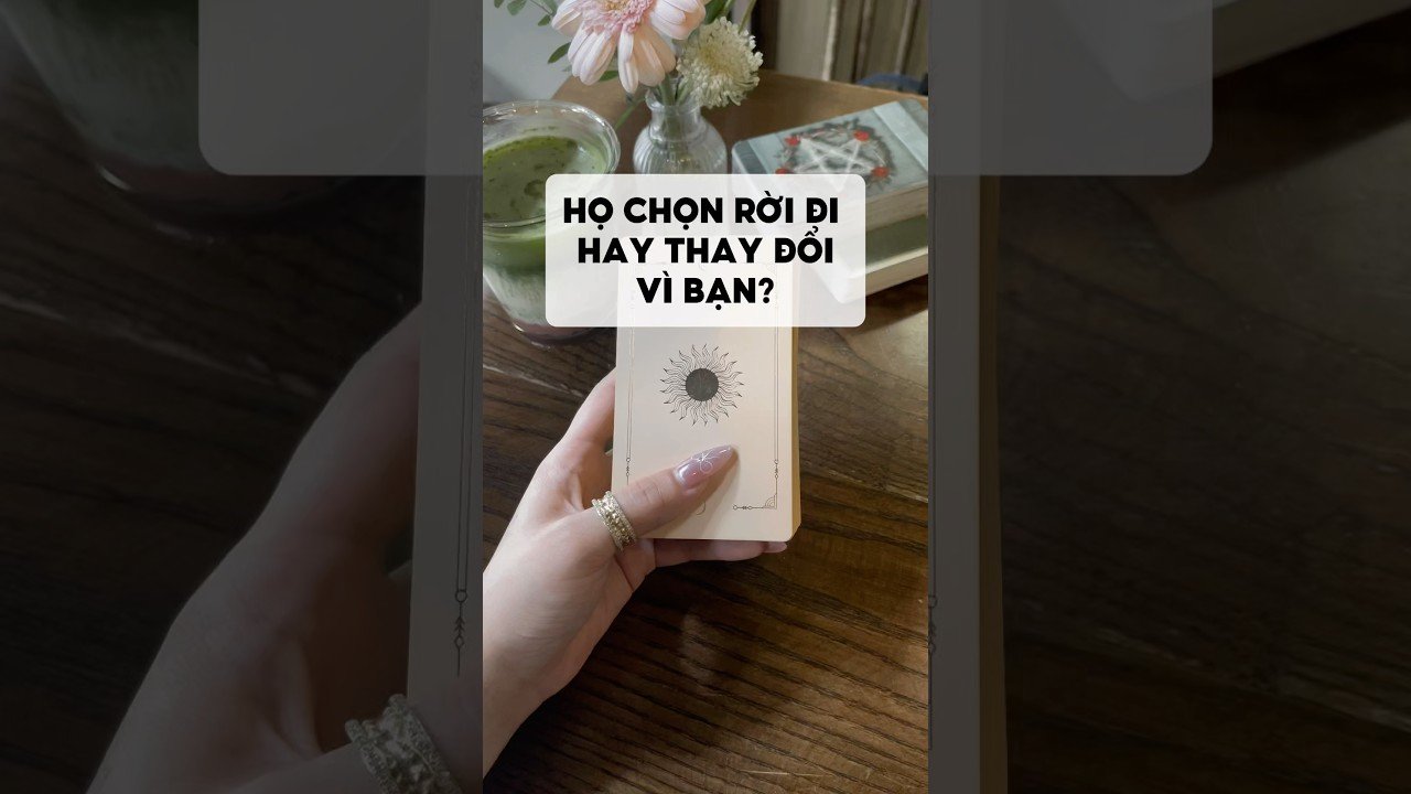 No momento, você está visualizando Họ chọn rời đi hay thay đổi vì bạn? #tarot #duongtarot #tarotvietnam #tarotonline #tinhyeu