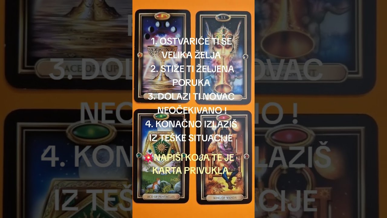 No momento, você está visualizando IZABERI KARTU I SAZNAJ ODGOVOR 👉 BLIC TAROT PORUKA ZA SVE ZNAKE I PODZNAKE HOROSKOPA ASTRO LJUBAV
