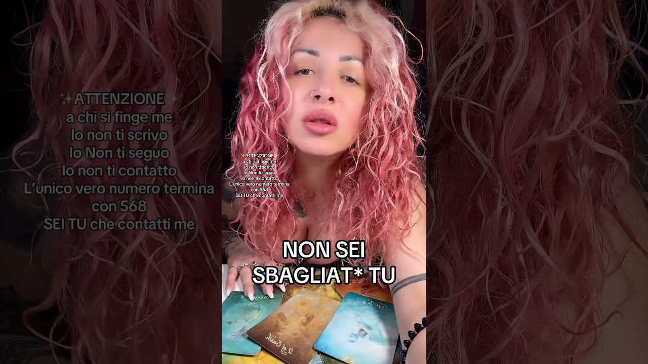 No momento, você está visualizando Non sei sbagliat* tu! Lettura Carte #letturatarocchi #tarot #tarocchi