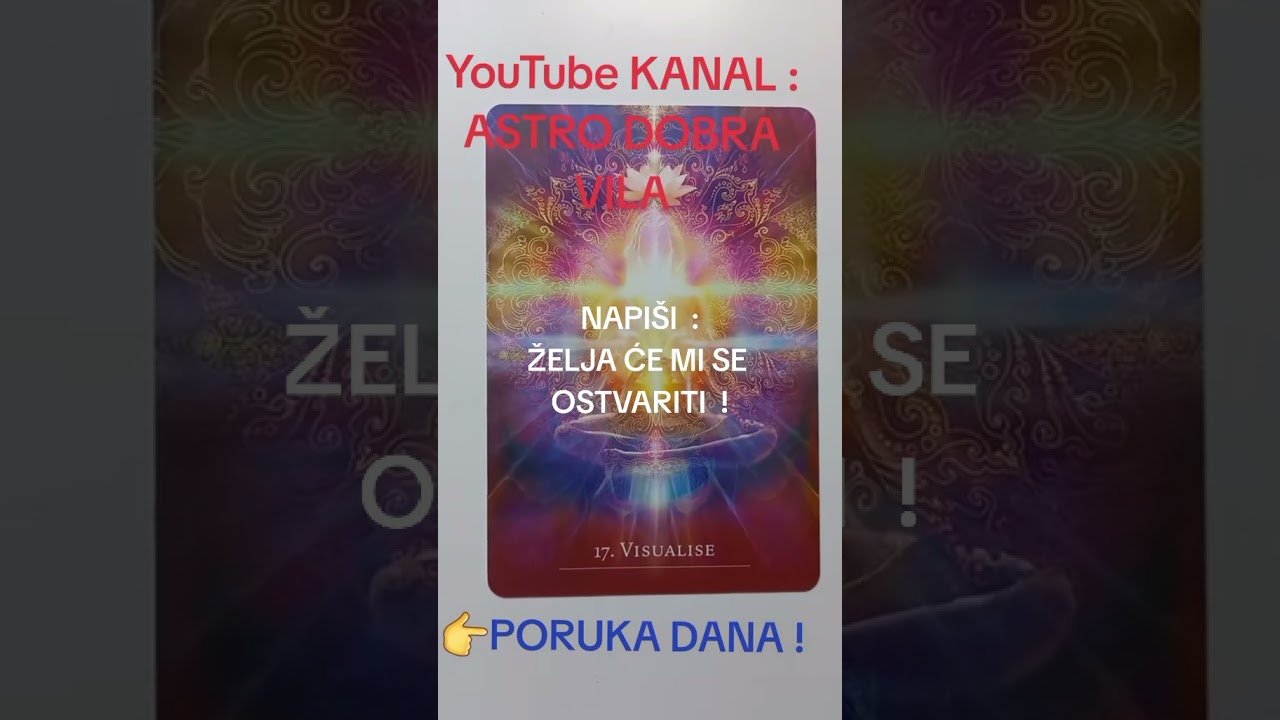 No momento, você está visualizando POZITIVNA PORUKA DANA ZA TEBE ❤️ ENERGIJA SREĆE I DOBITKA ASTRO TAROT HOROSKOP BLIC LJUBAV