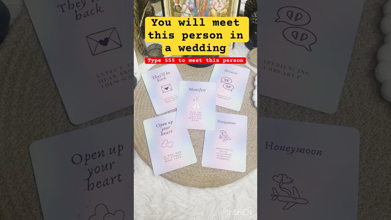 No momento, você está visualizando You will meet this person in a wedding? #tarot #futurespouse #wedding #prediction #fortunetelling