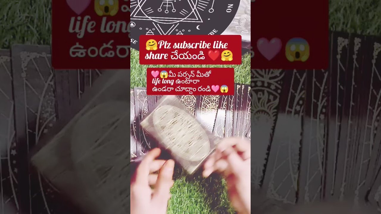 No momento, você está visualizando 💯❤️మీ పర్సన్ మనసులో ఉద్దేశం!!మీ పర్సన్ మీతో life long ఉంటారా లేదా చూద్ధాం రండి❤️❤️❤️