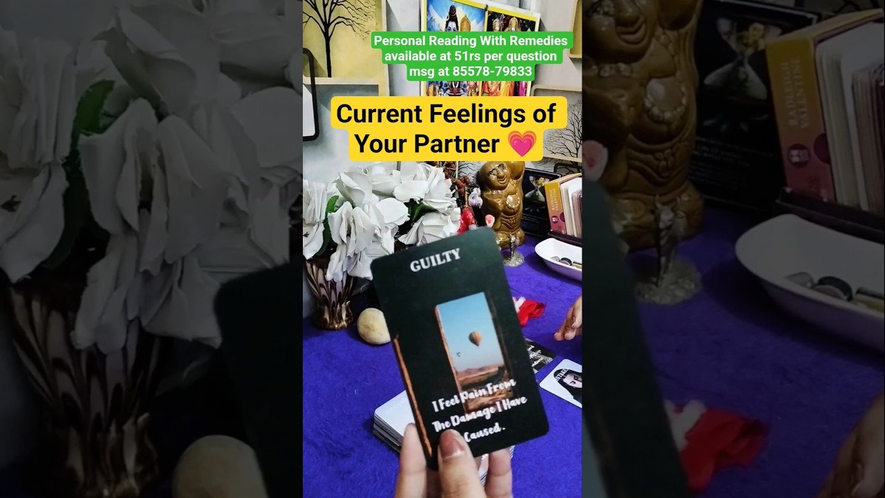 No momento, você está visualizando ❤️ Current Thoughts of Your Partner ✨ #currentfeelings #tarot #nocontactreading #shorts #ytshorts