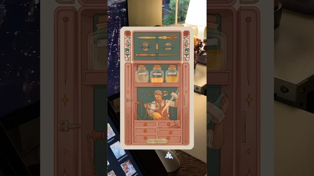 No momento, você está visualizando 01 – The Magician | Major Arcana #tarot #procreate #digitalart #digitalillustration #tarotartist