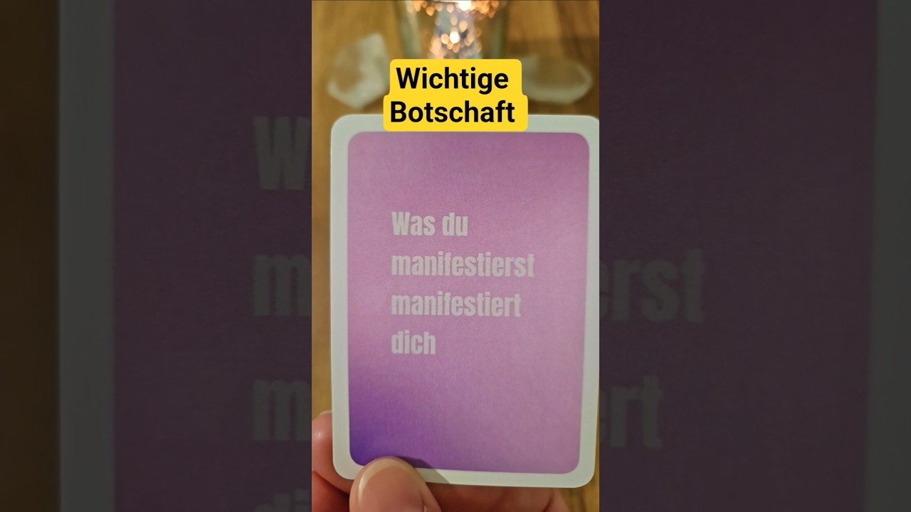 No momento, você está visualizando Botschaft für Dich #tarotcards #tarotreading  #youtubeshorts #liebe #kartenlegen #tarot
