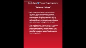 Leia mais sobre o artigo Earth Signs 🌏 Taurus, Virgo, Capricorn “Action Vs.Patience” tarot predictions || Maheshwari Tarot ||