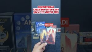 Leia mais sobre o artigo KEBERUNTUNGAN KABAR BAIK UNTUK KAMU JUM’AT 22 AGUSTUS 2025 #tarot #tarotreading