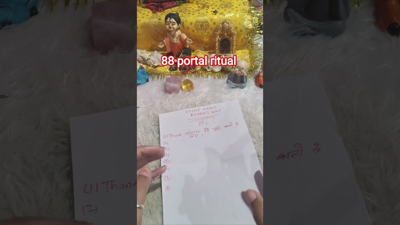 No momento, você está visualizando LION’S GATE PORTAL RITUAL.8:8 PORTAL RITUAL.#8: 8portal #tarot #timeless #manifestation #shorts #yt
