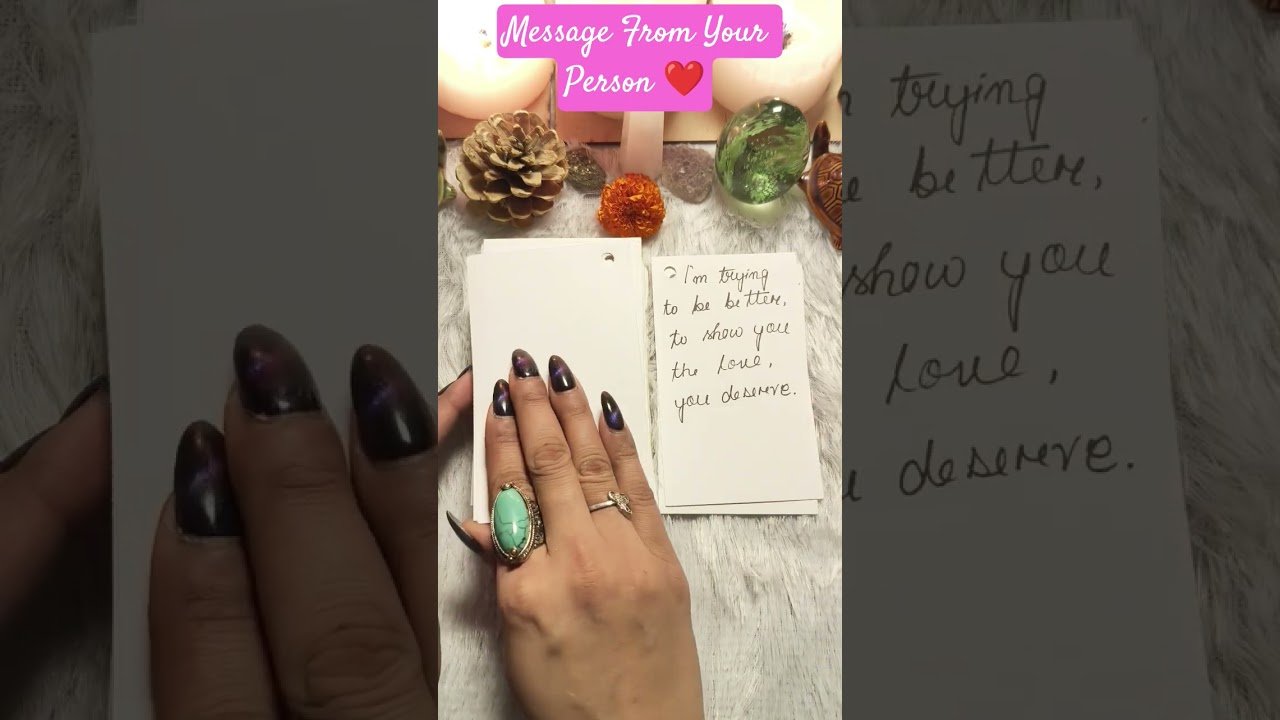 No momento, você está visualizando Message From Your Person ❤️ #tarot #tarotreading #twinflame #mysticaltarot222 #lovetarot