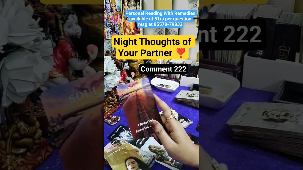No momento, você está visualizando ❣️Night Thoughts of Your Partner😍#currentfeelings #tarot #nightthoughts#shorts #viralshorts#reunion