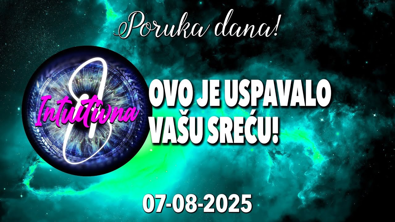 No momento, você está visualizando 📩OVO JE USPAVALO VAŠU SREĆU!📩07.08.2025.🌟 Tarot citanje 🔮  @Intuitivna8