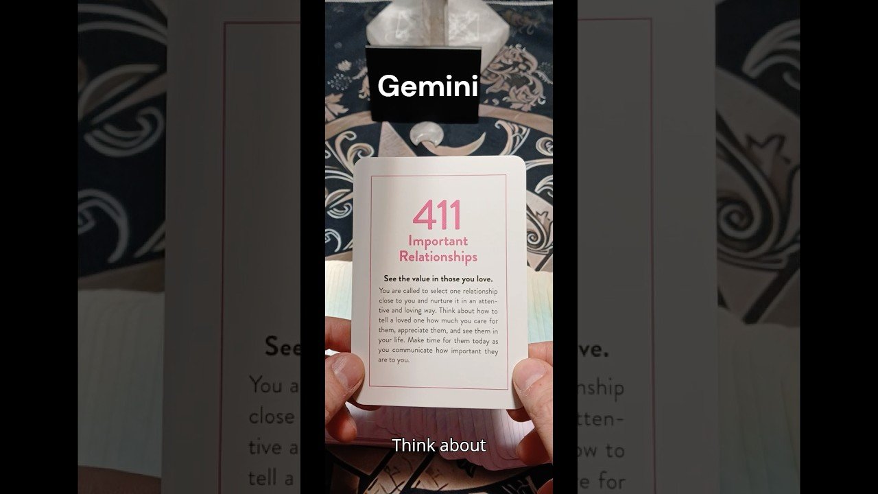 No momento, você está visualizando Spirit Guide Says- Gemini #gemini #geminisun #geminimoon #geminirising #angelnumbers #daily #tarot