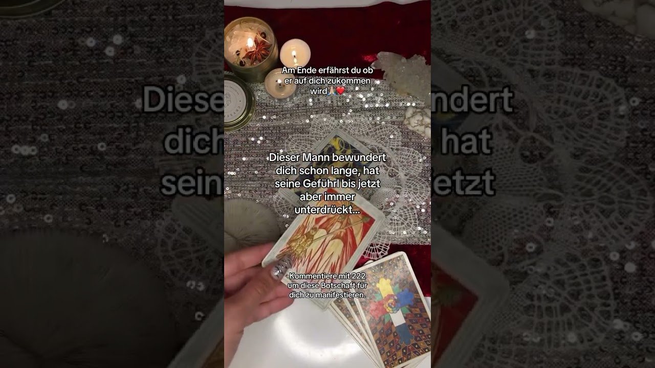 No momento, você está visualizando #spiritualitytiktok#iebeslegung #kartenlegung#kartenlegen#love#spells#legung#e #tarot #fyp