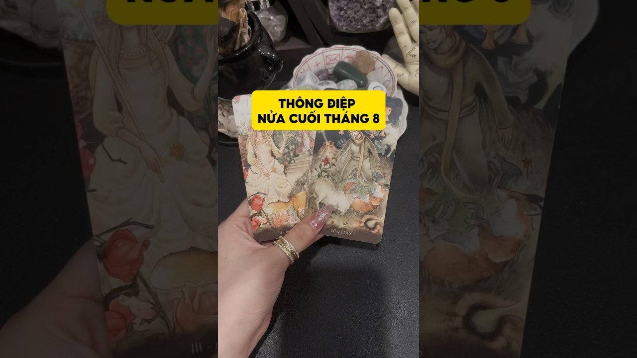 No momento, você está visualizando Thông điệp nửa cuối tháng 8 #tarot #duongtarot #tarotreels #tarotvietnam #tarotonline #tinhyeu