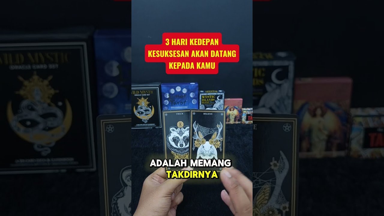 No momento, você está visualizando 3 HARI KEDEPAN KESUKSESAN AKAN DATANG KEPADA KAMU #tarot #tarotreading