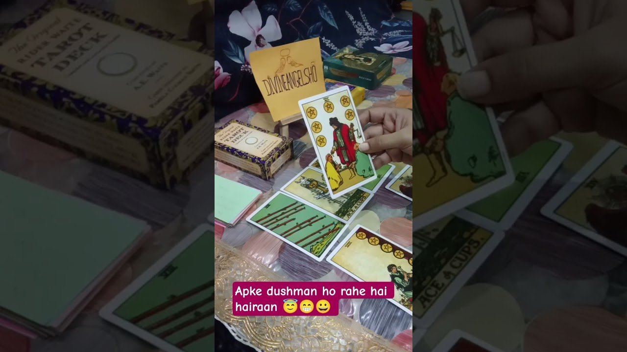 No momento, você está visualizando Apke dushman ho rahe hai hairaan 😇😁😀 #tarot #tarotreader #tarotcards