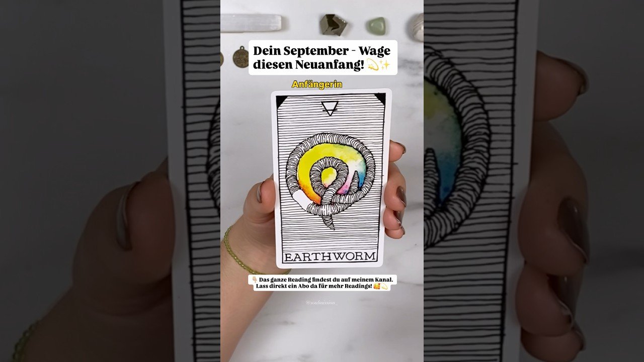No momento, você está visualizando Dein September ✨ Wage diesen Neuanfang! | Tarot | Orakel | Tagesbotschaft | Astrologie