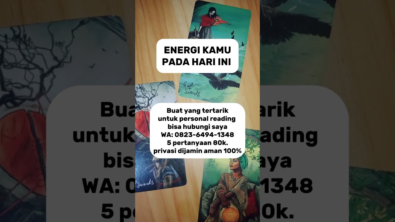 No momento, você está visualizando Energi kamu pada hari ini #tarot