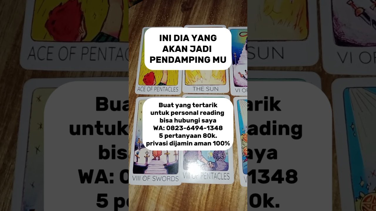 No momento, você está visualizando Ini dia yang akan jadi pendamping mu #tarot