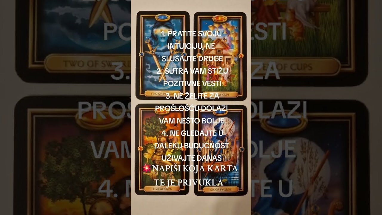 No momento, você está visualizando IZABERI KARTU I SAZNAJ ODGOVOR ❣️ BLIC TAROT PORUKA ZA SVE ZNAKE I PODZNAKE HOROSKOPA ASTRO VIRAL