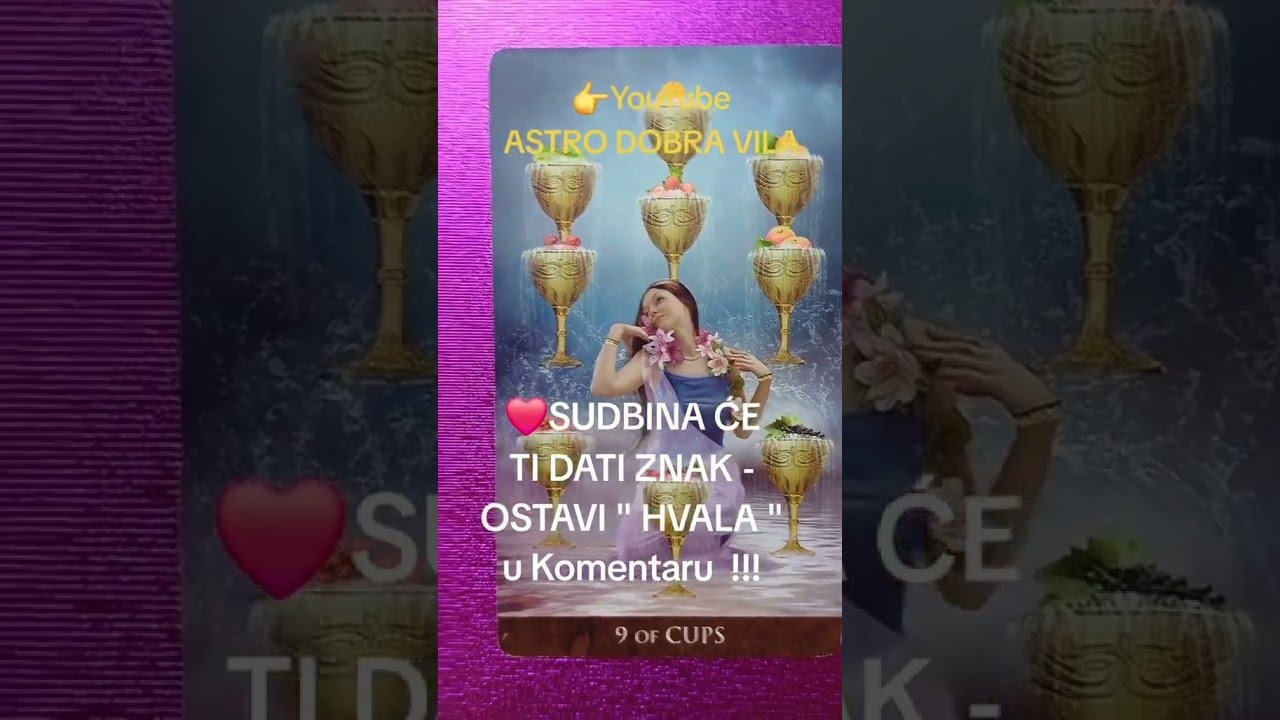No momento, você está visualizando IZABERI KARTU I SAZNAJ ODGOVOR 👉 BLIC TAROT PORUKA ZA SVE ZNAKE I PODZNAKE HOROSKOPA ASTRO VIRAL
