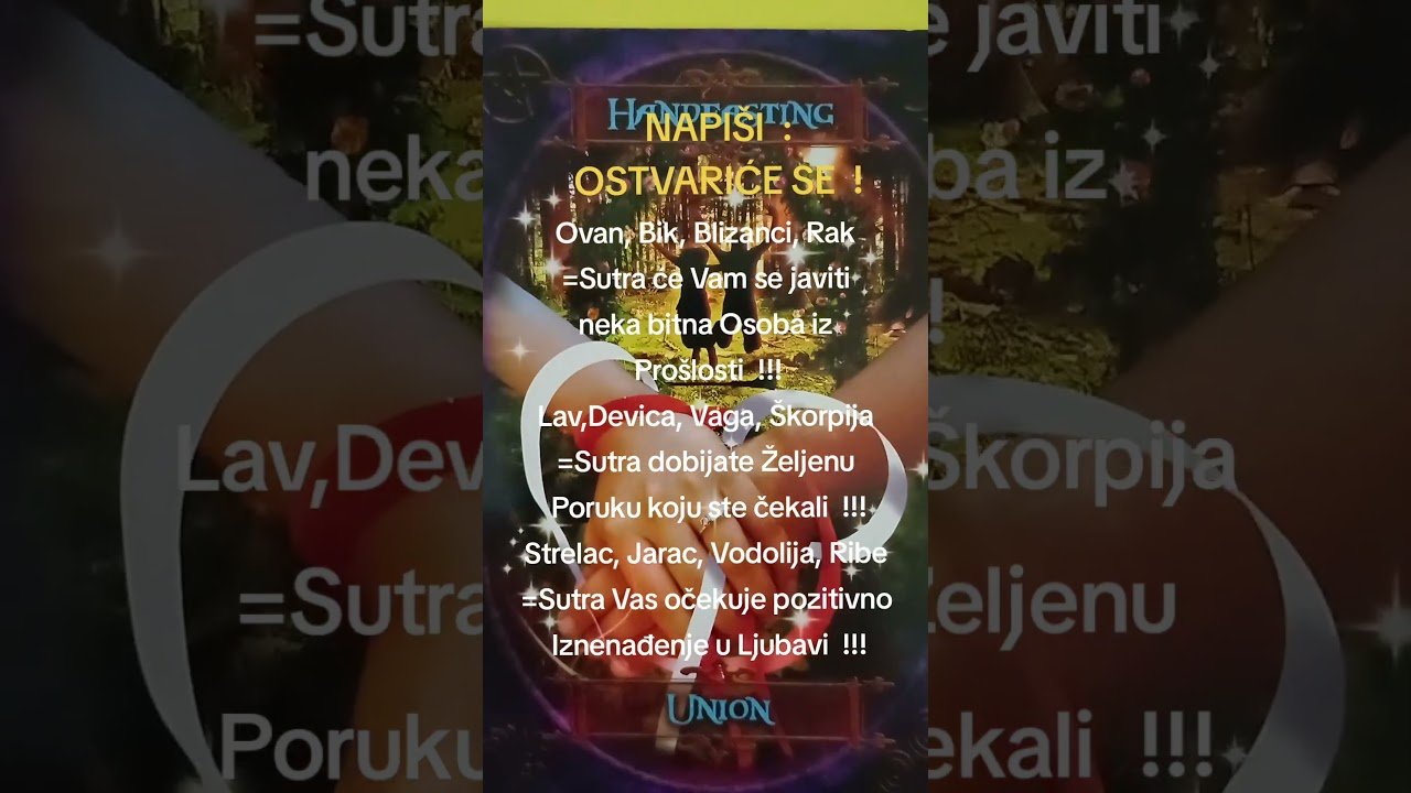 No momento, você está visualizando IZABERI KARTU I SAZNAJ ODGOVOR 💛 BLIC TAROT PORUKA ZA SVE ZNAKE I PODZNAKE HOROSKOPA ASTRO VIRAL