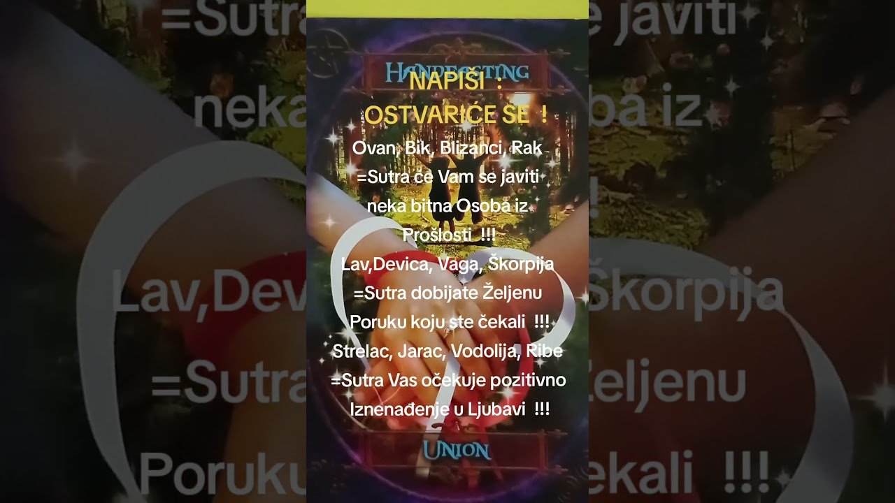 No momento, você está visualizando IZABERI KARTU I SAZNAJ ODGOVOR 💌 BLIC TAROT PORUKA ZA SVE ZNAKE I PODZNAKE HOROSKOPA ASTRO VIRAL
