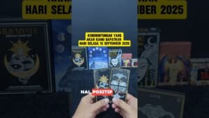 Leia mais sobre o artigo KEBERUNTUNGAN YANG AKAN KAMU DAPATKAN HARI SELASA 16 SEPTEMBER 2025 #tarot #tarotreading
