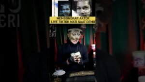 Leia mais sobre o artigo MEMBONGKAR AKTOR LIVE TIKTOK MATI SAAT DEMO #kimacan #tarot #masjawir #dpr #ramalan #spiritual