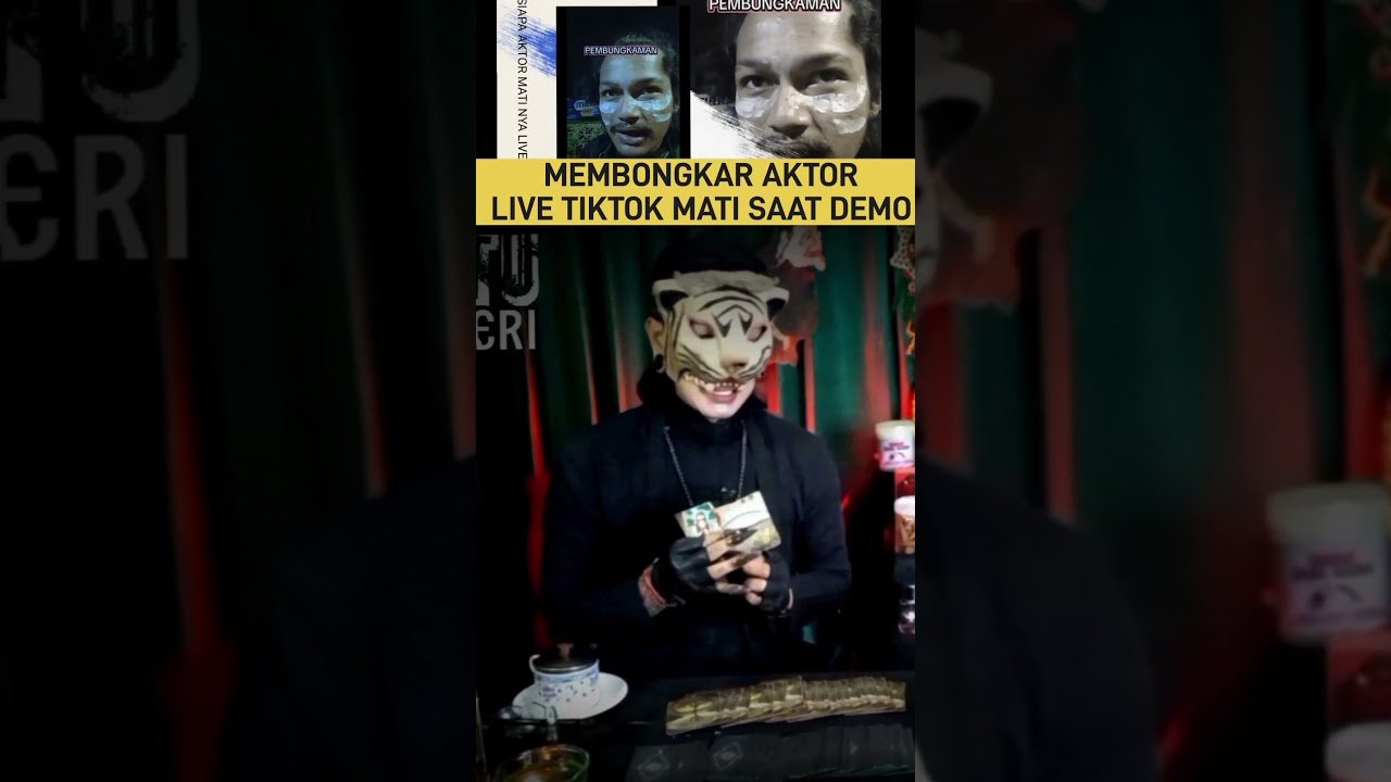 No momento, você está visualizando MEMBONGKAR AKTOR LIVE TIKTOK MATI SAAT DEMO #kimacan #tarot #masjawir #dpr #ramalan #spiritual
