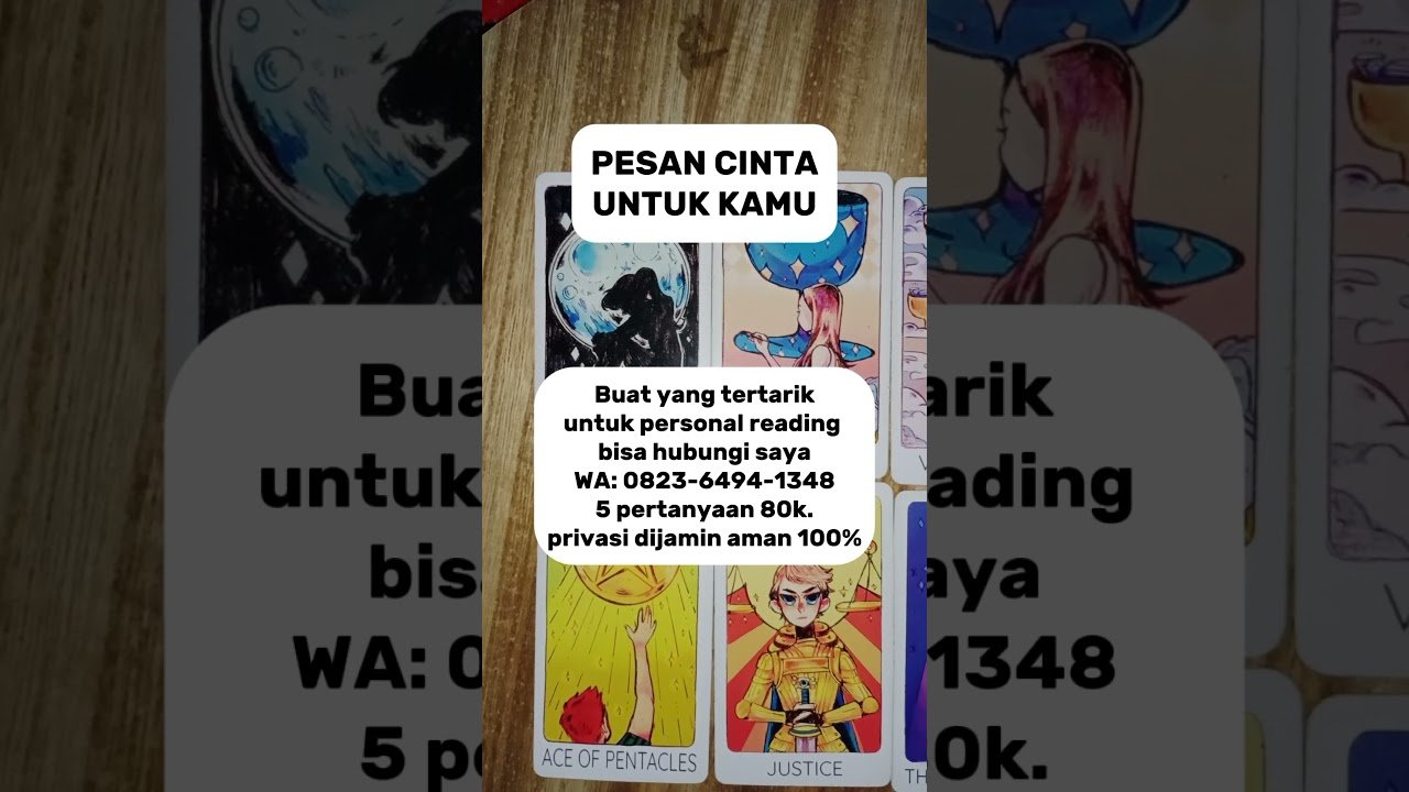 No momento, você está visualizando Pesan cinta untuk kamu #tarot