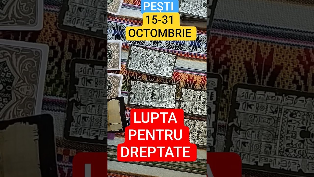 No momento, você está visualizando PEȘTI -Tarot 15-31 OCTOMBRIE 2025#fight for justice#tarot#.