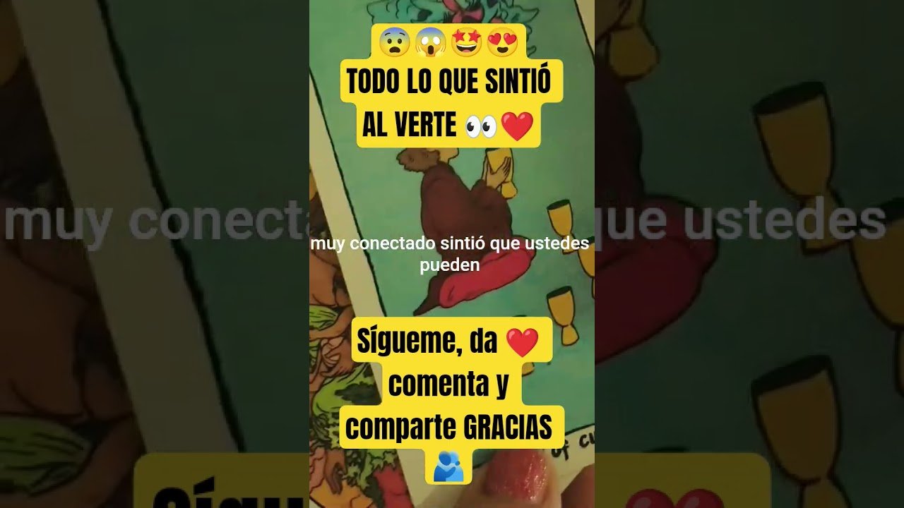 No momento, você está visualizando ¿Qué SINTIÓ al verte? #tarotdelgirasol #tarot #lecturacartas