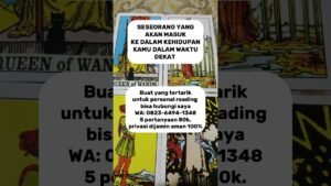Leia mais sobre o artigo Seseorang yang akan masuk ke dalam kehidupan mu dalam waktu dekat #tarot