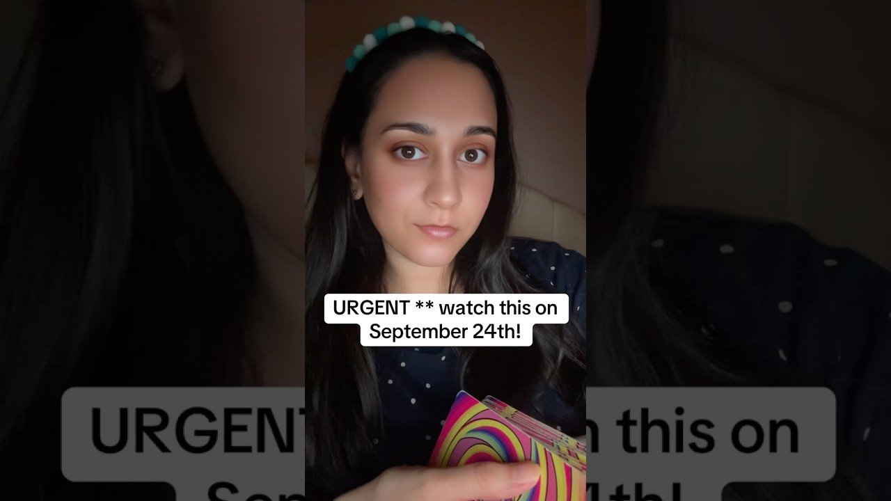 No momento, você está visualizando URGENT ** watch this on September 24th!