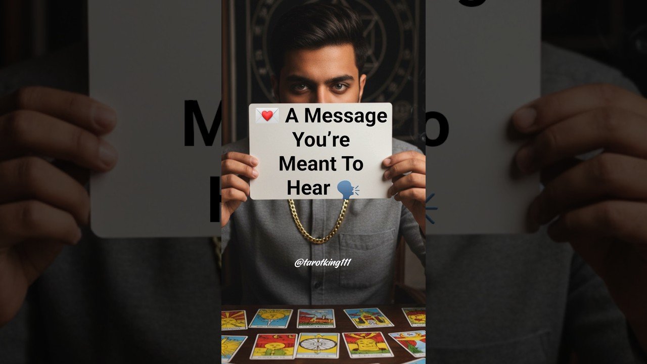 No momento, você está visualizando 💌 A Message You’re Meant To Hear 🗣️ #tarot