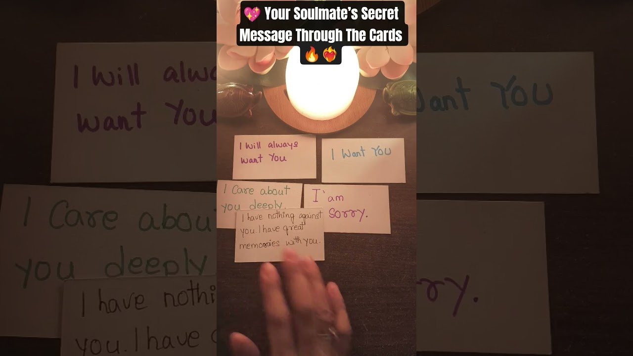 No momento, você está visualizando 💖 Your Soulmate’s Secret Message Through The Cards #love #tarotreading #tarot #tarotreader