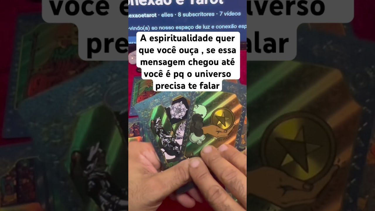 No momento, você está visualizando A ESPIRITUALIDADE QUER TE FALAR #tarot #tarôterapêutico